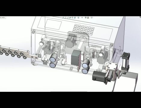 偏心升降滚床的结构设计 机械设计CAD画solidworks制图装配图零件SW二维三维加工程爆炸