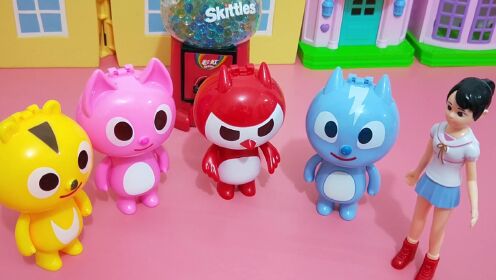 儿童趣味过家家系列:迷你特工队被秀智惩罚变成了球