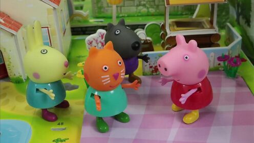 小猪佩奇玩具系列:小猪佩奇之爱看电视的乔治