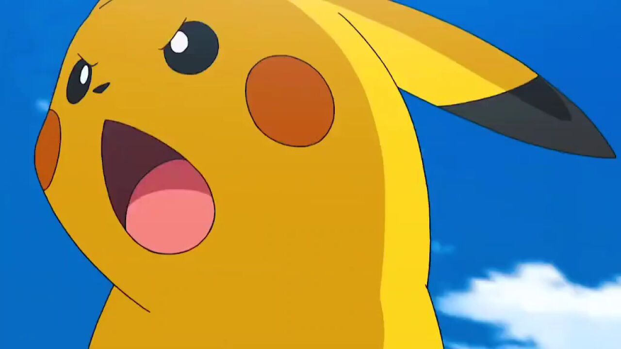 皮卡丘最后这个咬尾巴好可爱# 治愈系 # 精灵宝可梦 # 皮卡丘