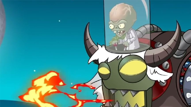 植物大战僵尸:僵王博士登场,疯狂戴夫弃植物园逃窜!