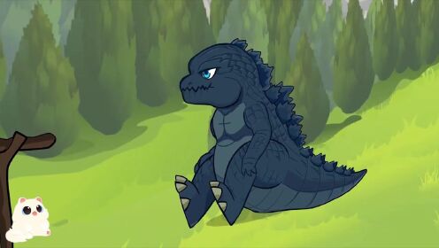 哥斯拉系列:骷髅巨蜥一路追击魔斯拉 哥斯拉暴打骷髅巨蜥!