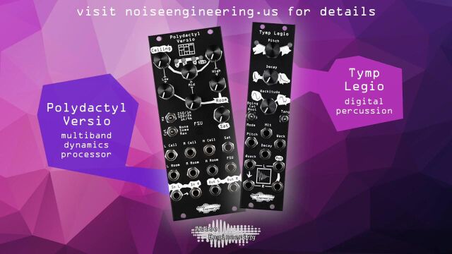 Introducing Polydactyl Versio dynamics processing Eurorack modules