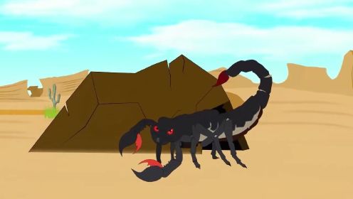 哥斯拉动画系列：蜘蛛vs蝎子