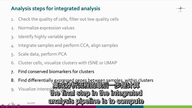 12 scRNAseq  综合分析:保守标记和差异表达基因