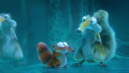 冰河世纪里的小松鼠终于当爸爸了，你们猜猜母松鼠是谁？