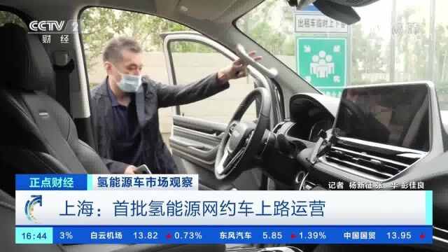 氢能源车市场观察 上海:首批氢能源网约车上路运营