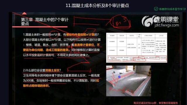 11.混凝土成本分析及个审计要点