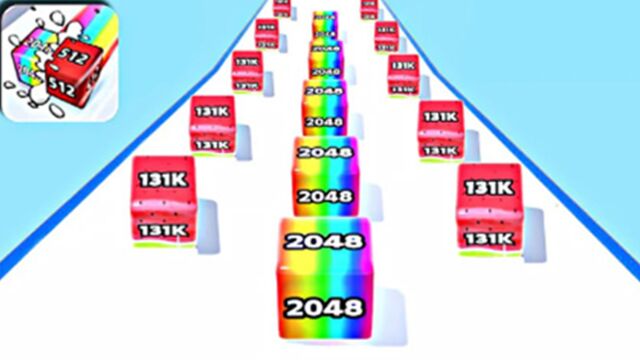 球球跑酷:新的2048来了!不仅能变大变小还能随意分裂呢!