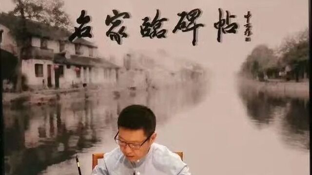 书画频道名家临碑帖《化度寺碑》第一集