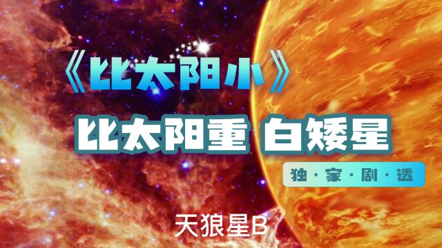 第17集 天狼星B 比太阳小 确比太阳重 白矮星 宇宙探索奥秘