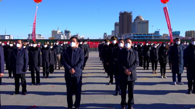 太子城至锡林浩特铁路项目建设动员大会举行