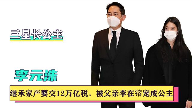 三星长公主李元洙:继承家产需交税12万亿,被父亲李在镕宠成公主