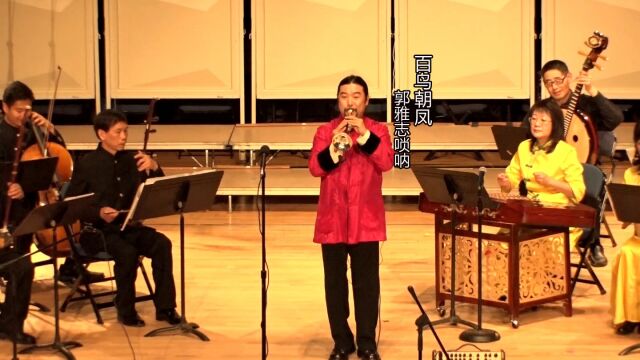 天下第一吹唢呐大师郭雅志演奏《百鸟朝凤》,伴奏:波士顿中国音乐家协会乐团