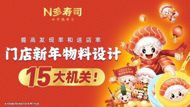 2023N多寿司新年物料讲解