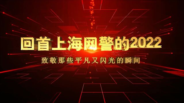 回首上海网警的2022