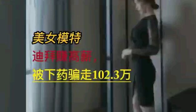 美女模特迪拜赚高薪,被骗走102.3万