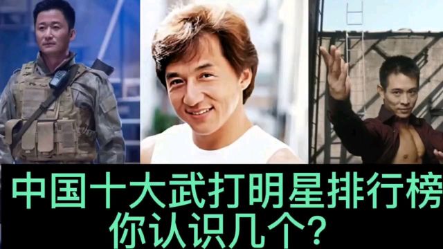 中国十大武打明星排行榜,你认识几个呢?#实力派演员