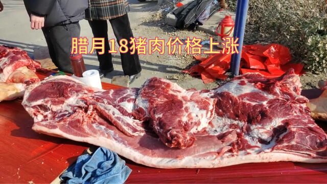 行唐猪肉价格反弹,连续两天价格上涨,年前猪肉价格会不会大涨?