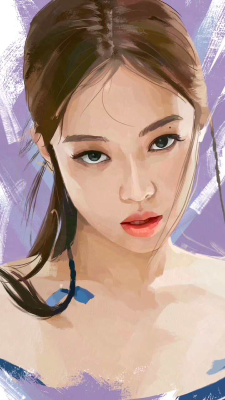 【手绘/金智妮】彪悍的线稿,不需要解释