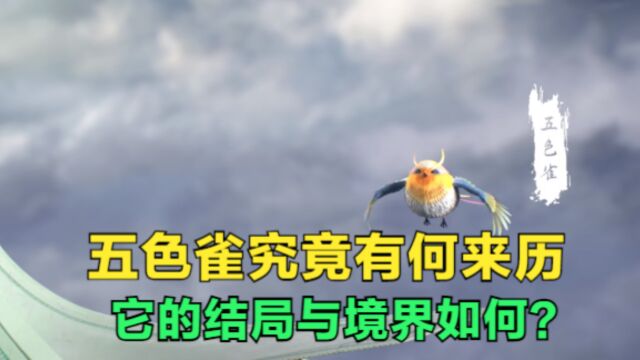 完美世界:五色雀究竟有何来历,它是的境界与结局如何?