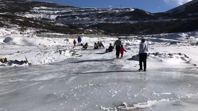 2023新年第一天玩雪