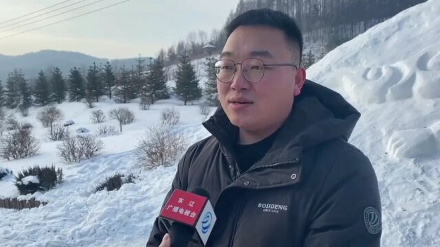 【游冰戏雪嗨辽源】东辽雪乡好风光 游客组团来观光