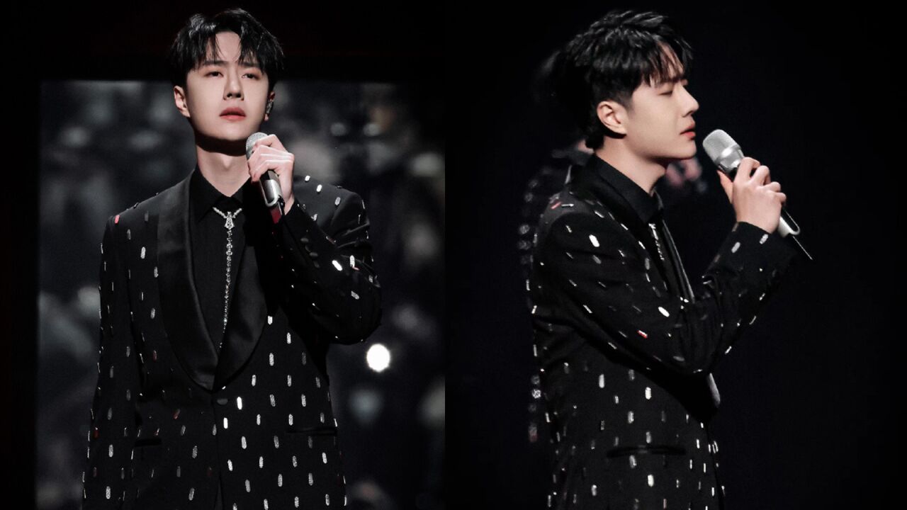 湖南卫视春晚丨王一博首唱《无名》,对镜眼神犀利,程耳汪涵夸不停