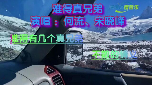 《难得真兄弟》表达了随着年龄的增长,很多人都散了兄弟,体现了对兄弟情义的怀念.