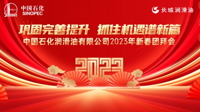 润滑油公司2023新春团拜会直属单位拜年及文艺演出