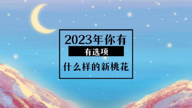 【塔罗测试】2023年你有什么桃花?