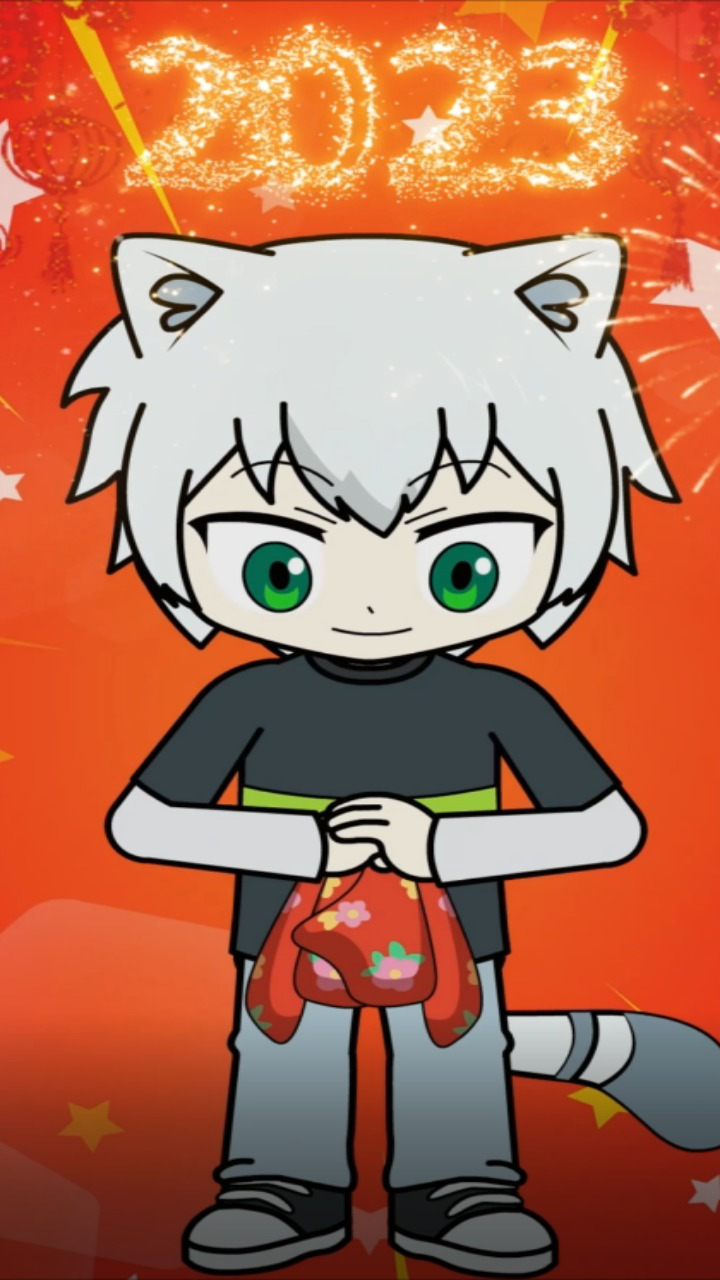 喵地瓜祝大家新年快乐!