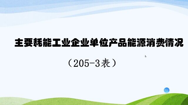 主要耗能工业企业单位产品能源消费情况(2053)