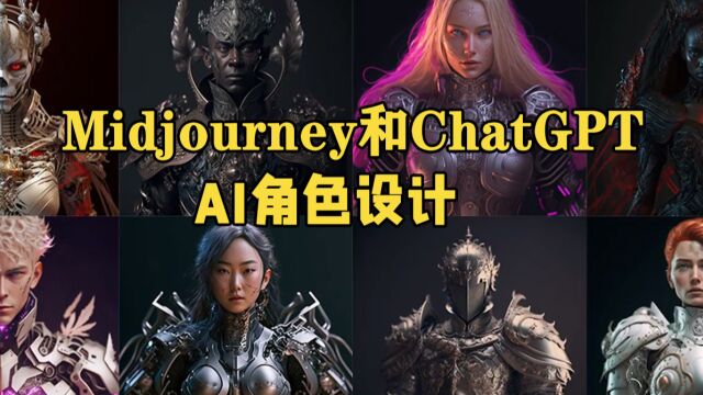 Midjourney和ChatGPT进行AI角色设计视频教程 RRCG