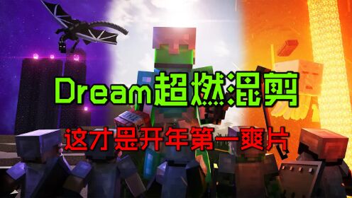 我的世界：Dream超燃动画混剪！这才是开年第一爽片！