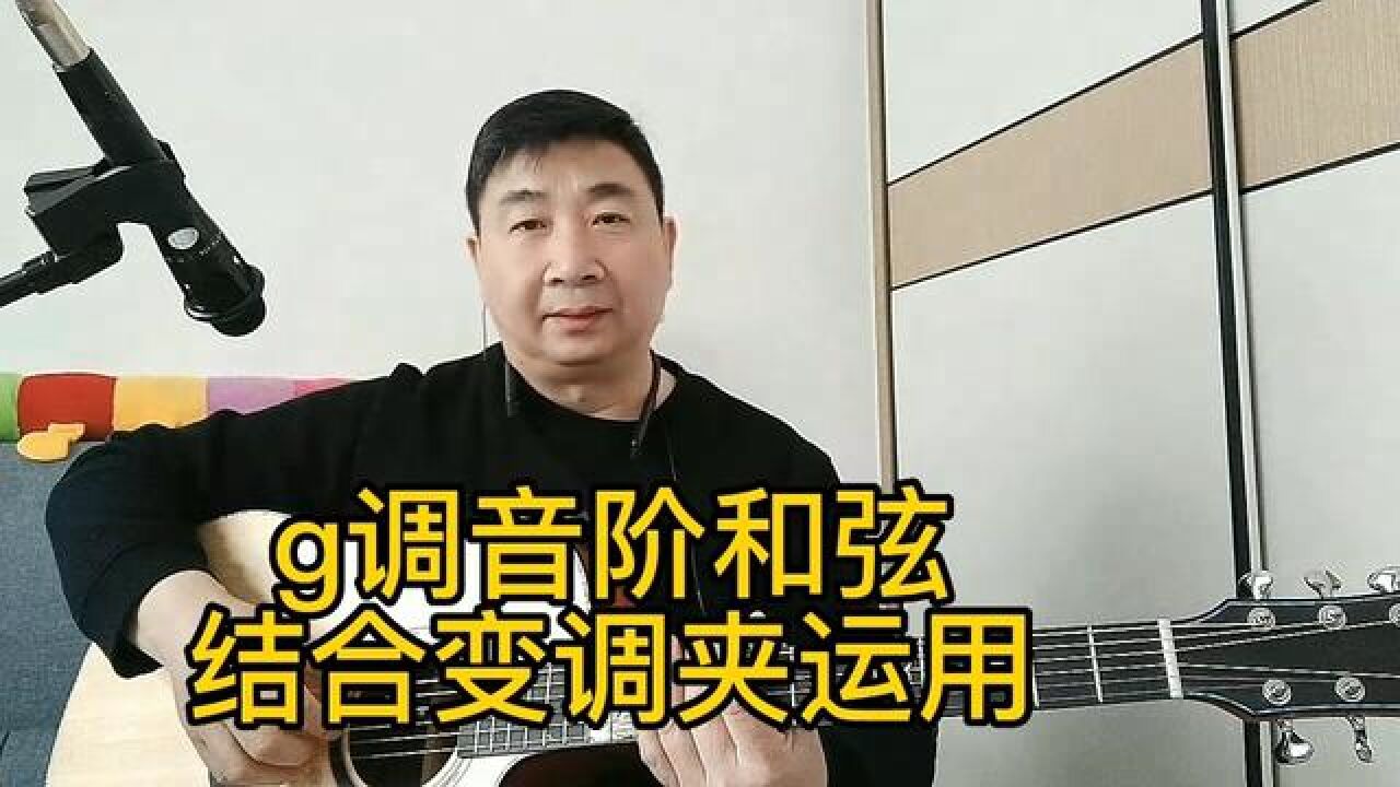 g调音阶和弦,结合变调夹,看看学会了几个调?#吉他初学者