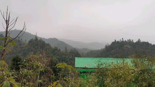 深山美景,苍山云海