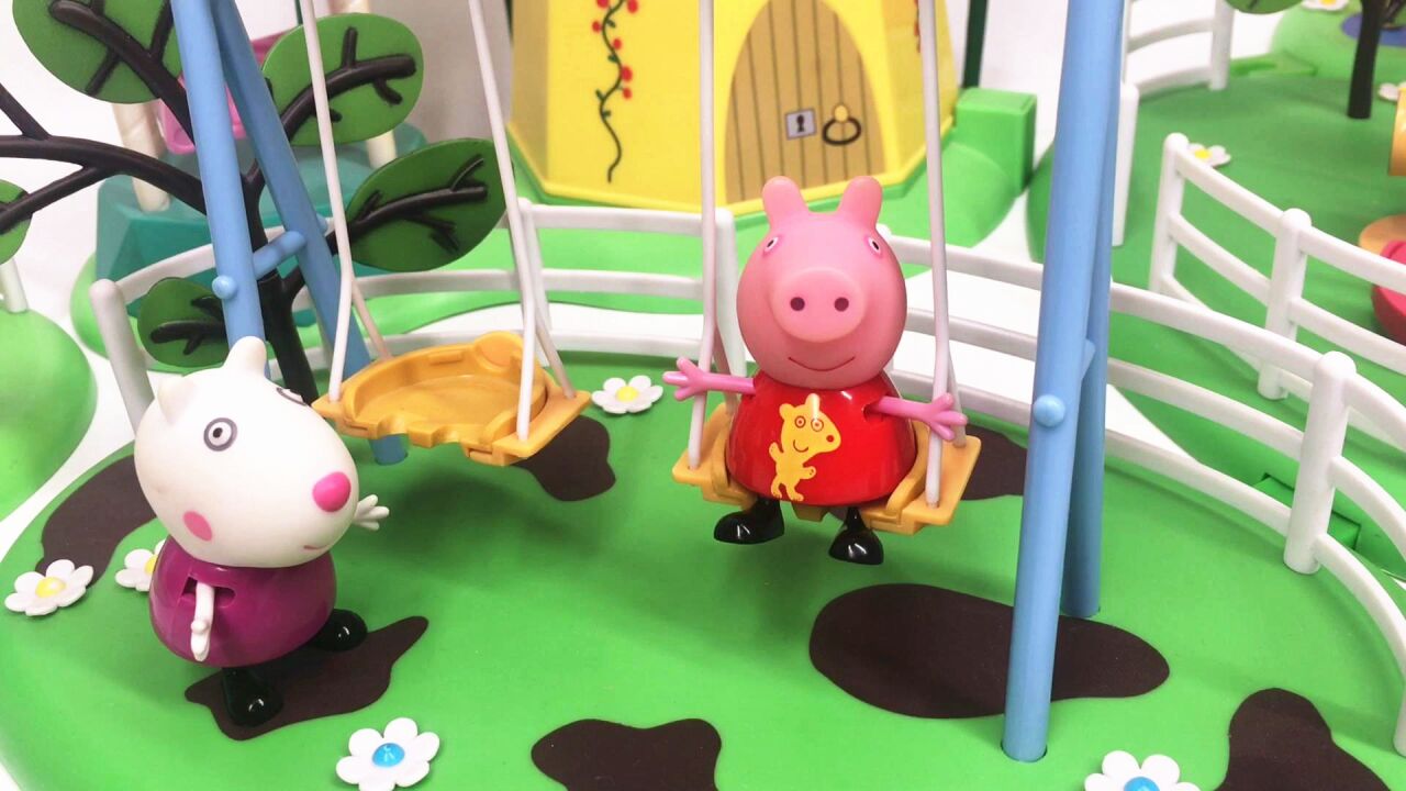小猪佩奇第9季小猪佩奇度过美好的一天游乐场荡秋千滑滑梯_高清1080P在线观看平台_腾讯视频