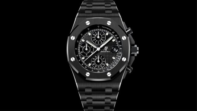 黑色陶瓷表壳:爱彼(Audemars Piguet)推出皇家橡树离岸型 自动上链计时码表