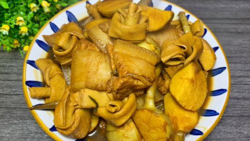 江苏盐城特色家常菜，茨菇烧肉，鲜香入味，真的太香太好吃了