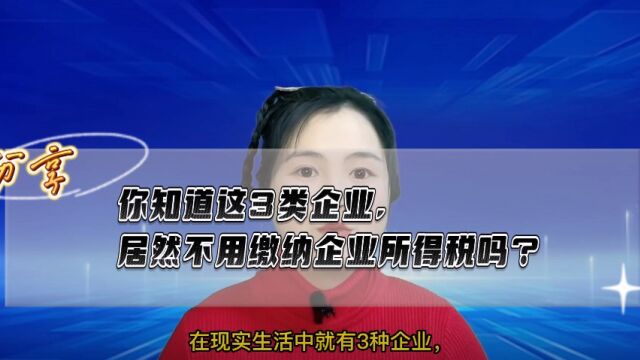 在苏州昆山企业所得税免征!这三种企业不用缴纳企业所得税!