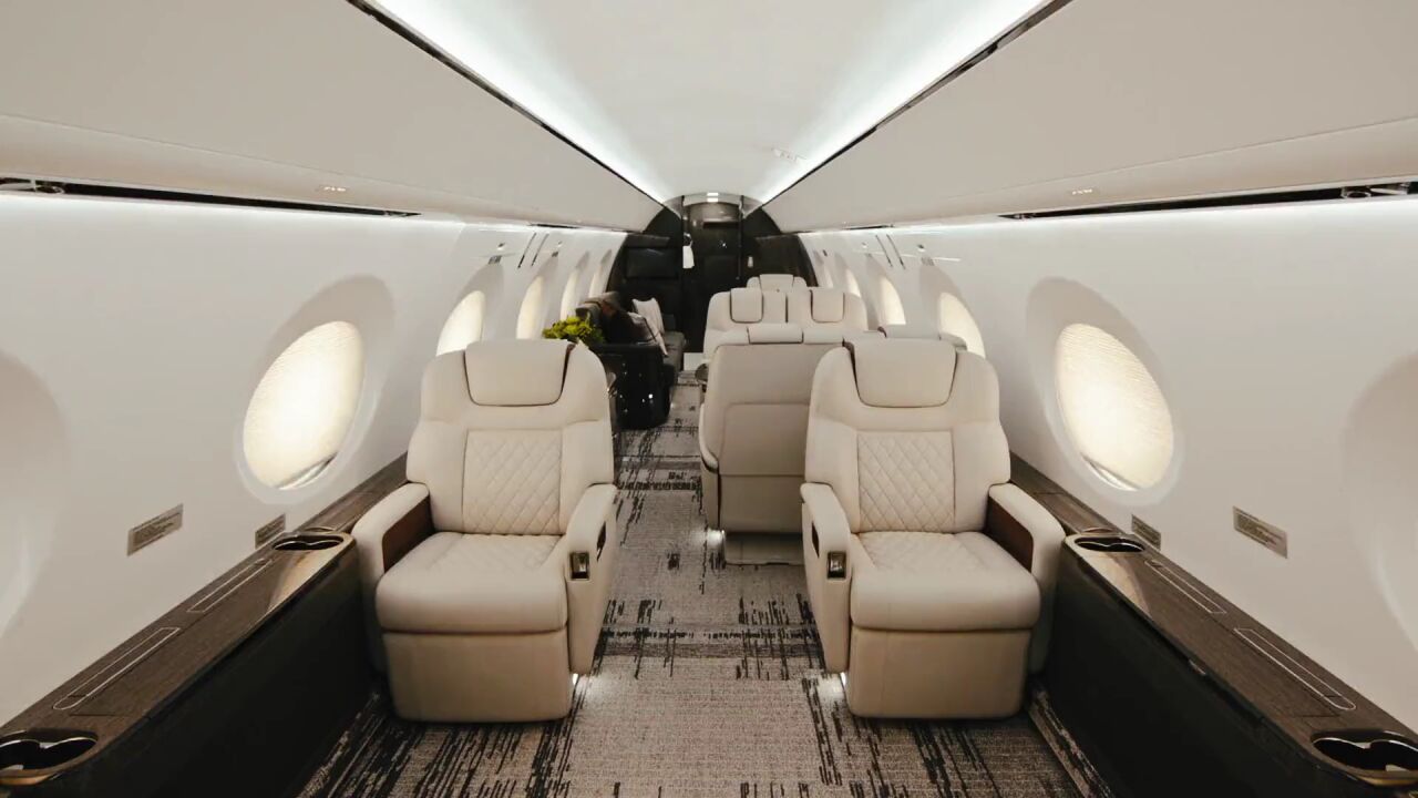 gulfstream交付第100架g600飞机