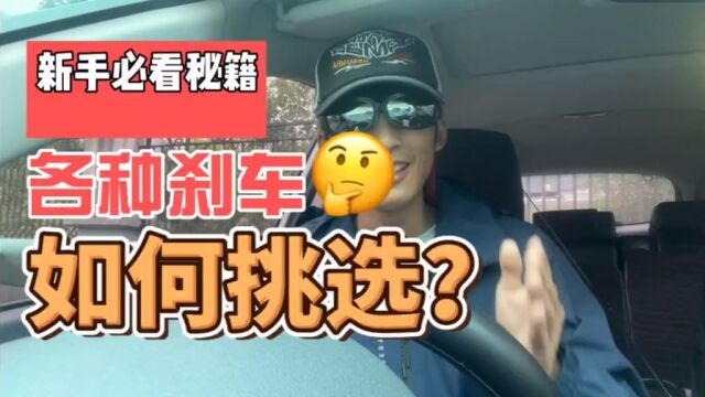 磁力刹车,电子刹车,离心刹车,都有什么特点?你们喜欢哪一个呢?