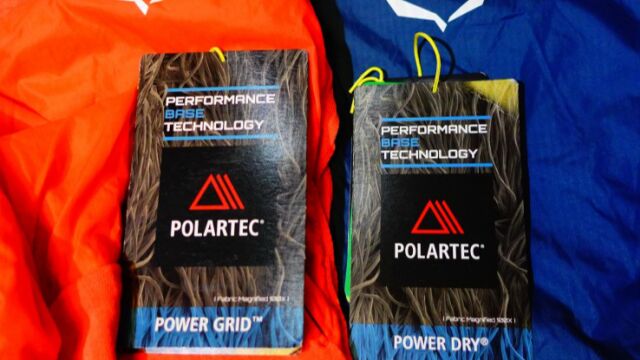 沙乐华这两款 真的很棒 POLARTEC POWER DRY和GRID材料实物对比差异 沙乐华折扣继续赶紧来看看 加入粉丝群 薅羊毛