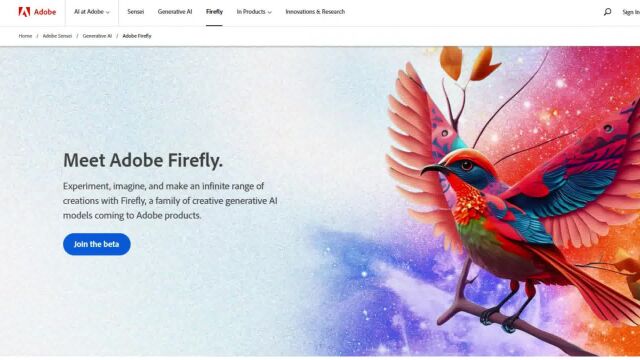 Adobe 推出了自己的 AI 图像生成工具 Firefly