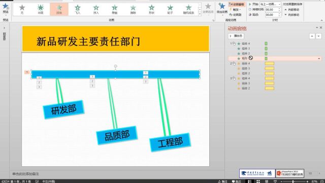 PPT 技巧精髓:巧让形状中的文本荡秋千