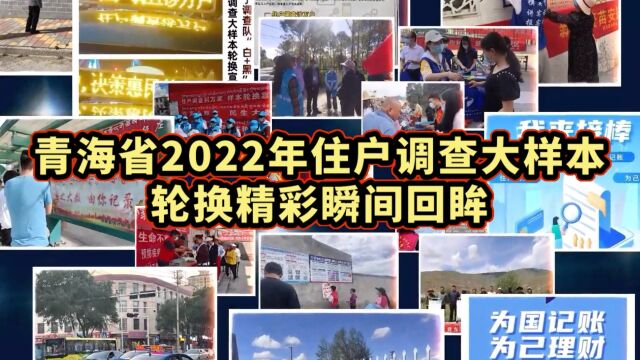 青海省2022年住户调查大样本轮换精彩瞬间回眸