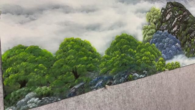 绿水青山就是金山银山#会意水墨画 #名人名家书画商城