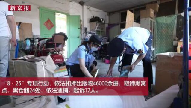 视频|北京文化市场综合执法总队联合北京警方打击侵权盗版书