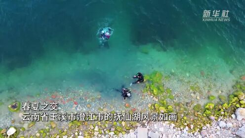 云南澄江：水下无人机探秘抚仙湖